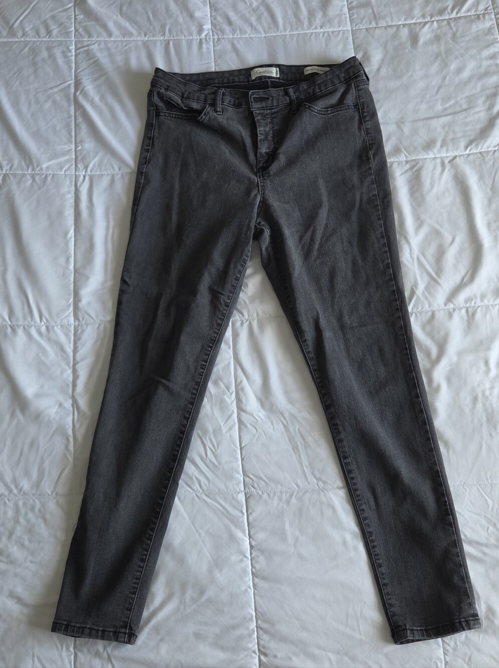 Free People Charcoal Skinny Jeans